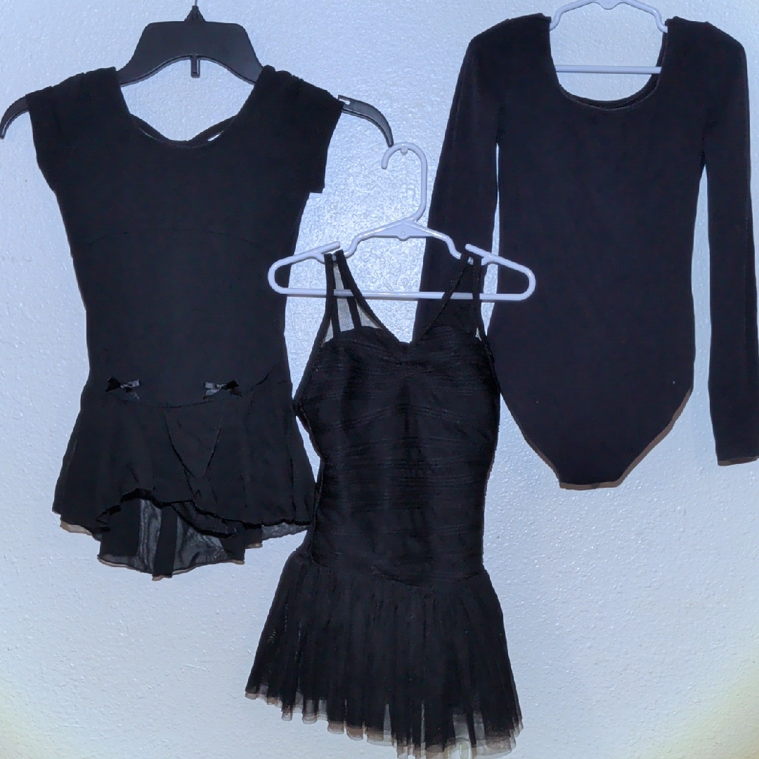 Kids Black Costume Set